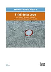 Copertina di I nidi della voce, di Francesca Della Monica
